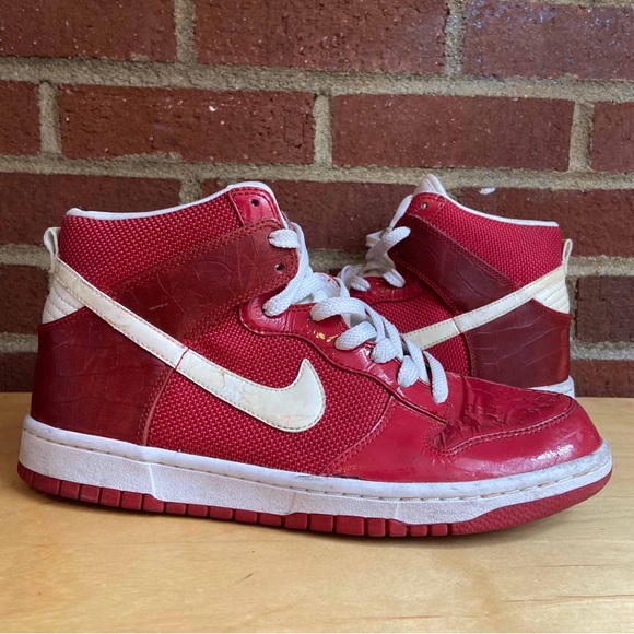 Nike Other - Nike Dunk High Red